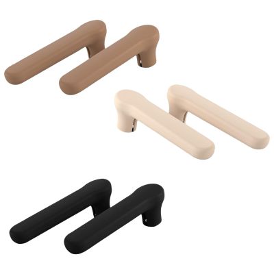【cw】 2Pcs Door Handle Cover Silicone Sleeve Knob Noiseless Anti Collision Protector Gloves Static Guard ！