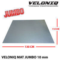 VELONIQ Mat Jumbo Grey 10 mm แผ่นรองเอนกประสงค์สำหรับเทรนเนอร์จักรยานและเครื่องออกกำลังกาย