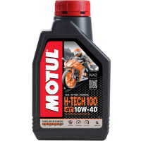 น้ำมันเครื่อง MOTUL H-TECH 100 4T 10W-40 น้ำมันเครื่องสังเคราะห์แท้100% น้ำมันเครื่องคุณภาพสูง สำหรับรถมอเตอร์ไซค์สมรรถนะสูง คุณภาพสูง