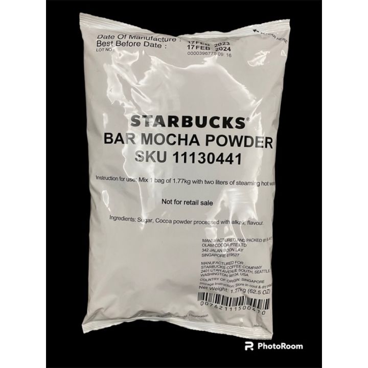 Starbucks Bar Mocha Powder 1.77kg | Lazada PH