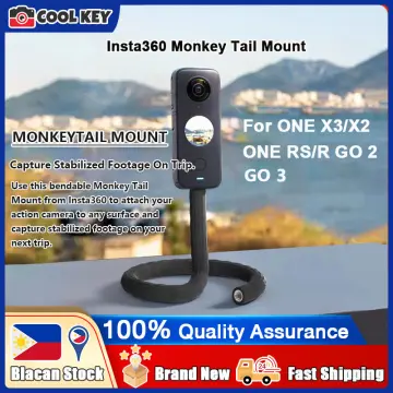 Insta360 Monkey Tail Mount Flexible Tripod Selfie Stick for ONE RS/X2/R/GO2  Accessaries