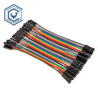 1ชิ้น/4ชิ้น Dupont Line 10ซม. 40Pin หญิงถึงหญิงสาย Dupont สำหรับ Arduino DIY