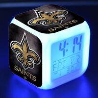 （HOT NEW） Glowingrleans ปลุกสำหรับนักบุญเด็กห้องนอน DecorationGlowing นาฬิกาปลุก DecorClock