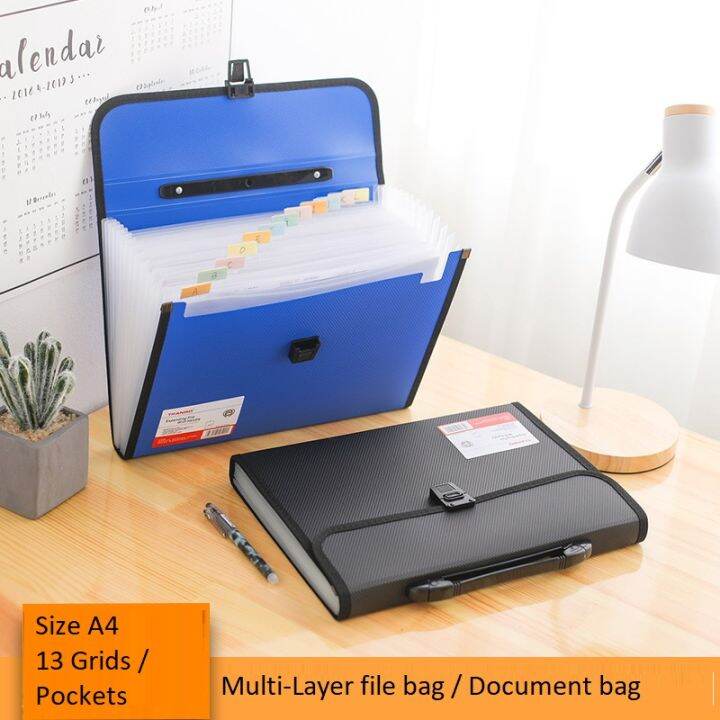 Expanding File Folder Document storage with handle Size A4 Lazada PH