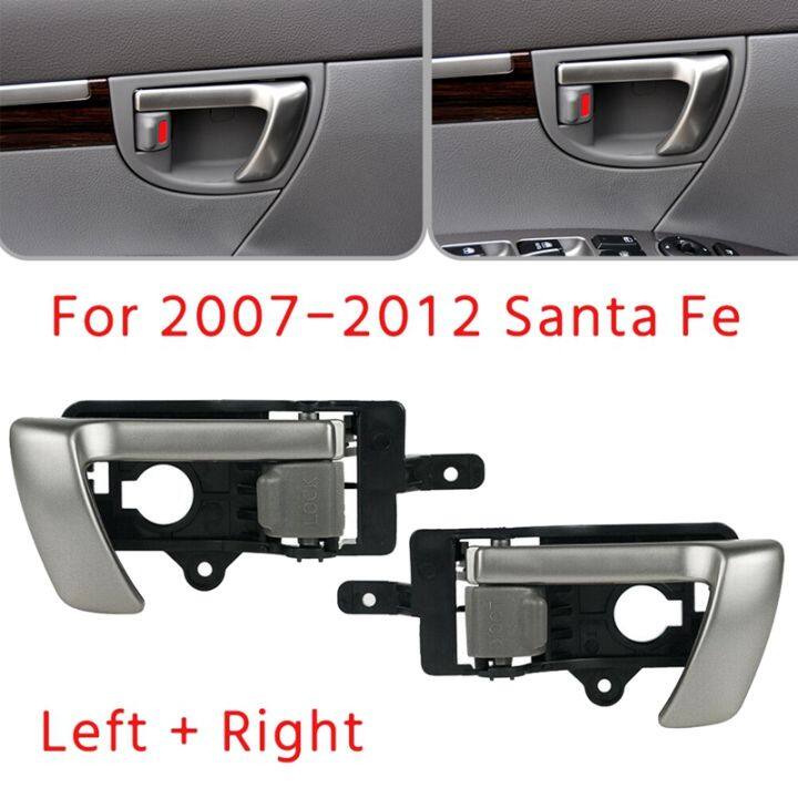 left-right-side-interior-inner-door-handle-for-2007-2012-hyundai-santa-fe-with-gray-knob-82610-2b010-82620-2b010