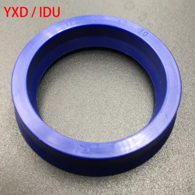 ❁™ YXD IDU 135x151x18 135x151x18 140x152x14 140x152x14 Blue Hydraulic Cylinder TPU Piston Rod Grooved U Lip O Ring Gasket Oil Seal