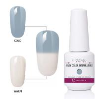 สีทาเล็บเจล GRAEAR  สีเทาเปลี่ยนตามอุณหภูมิ  Grey Color Temperature Changing  Series ขนาด 8 ml.ส่งฟรี