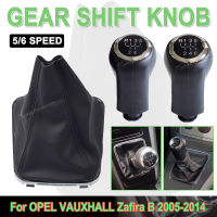 5 6ความเร็วรถเกียร์ Shift Knob Lever ปากกา Stick Gaitor Boot สำหรับ Opel Vauxhall Zafira B 2005 2006 2007 2008 2009 2010 - 2014