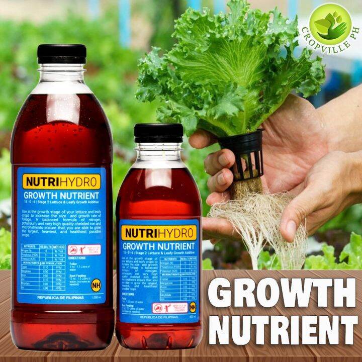 NutriHydro Growth Nutrient | Foliar Application Or Added To Your ...