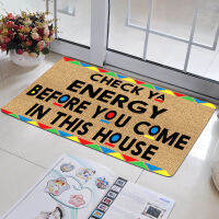 Entrance พรมเช็ดเท้า Funny Creative พรมเช็ดเท้า Happy Home Sweet Home Door Mat สำหรับในร่มกลางแจ้งยางประตู Mat กลางแจ้ง Welcome Mat