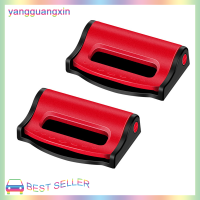 yangguangxin 2pcs Car SAFETY Seat Belt หัวเข็มขัดคลิปเข็มขัดนิรภัยอุปกรณ์เสริมคลิป