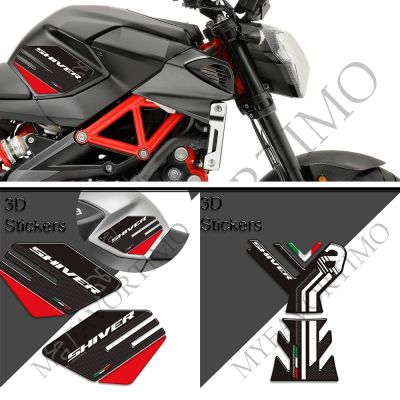 ☃∏☂ Motorcycle For Aprilia SL 750 900 Shiver Tank Pad Grips Gas Fuel Oil Kit Knee Stickers Decals Protector 2018 2019 2020 2021 2022