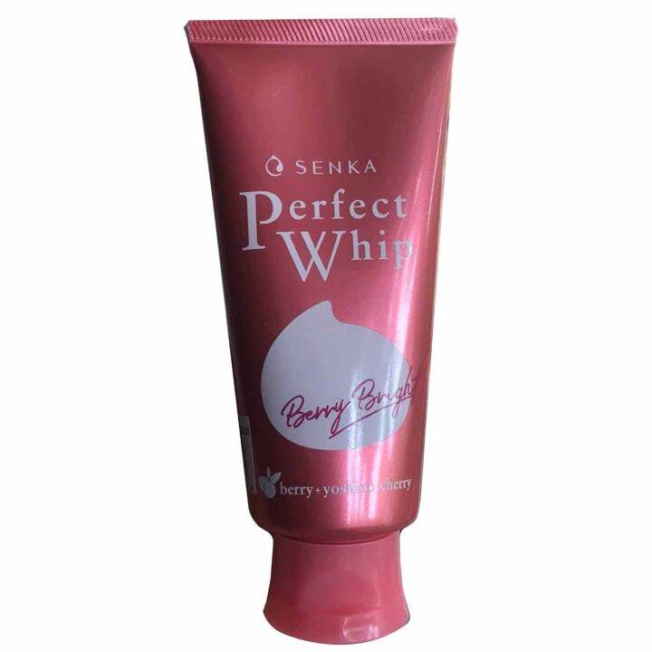 SENKA Perfect Whip Cleanser Berry Bright 100g Lazada PH