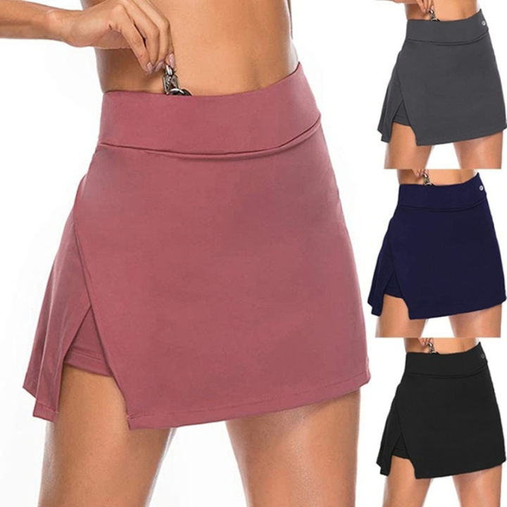cugoao-fashion-tennis-skirts-mini-golf-badmintion-thin-skirt-fitness-women-high-waist-shorts-athletic-running-sports-skort