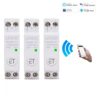 1P Wifi Din Rail Circuit Breaker Switch รีเลย์ Smart Timer รีโมทคอนโทรลโดย EWeLink APP Smart Home เข้ากันได้กับ Alexa Google-WIOJ SHOP