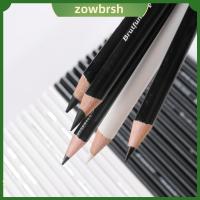 ZOWBRSH 12Pcs ร่างภาพ ดินสอสีดินสอ สีขาวและสีดำ โรงเรียนในโรงเรียน ดินสอสีน้ำมันสี มืออาชีพอย่างมืออาชีพ สำหรับนักเรียน ชุดดินสอวาดภาพ