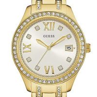 Guess Waverly นาฬิกาข้อมือผู้หญิง สายสแตนเลส รุ่น W0848L2 (Gold)