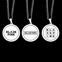 2023 New Fashion Men Women Kpop Jewelry Korea Group Letter pendant Hip-hop Long Chain Stainless Steel Necklaces Fashion Chain Necklaces