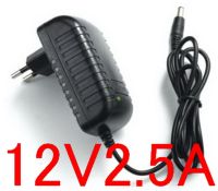 High quality IC solutions 1PCS DC 12V 2.5A Switch power supply 30W LED power adapter EU plug 5.5mm x 2.1-2.5mm