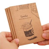 【Ready Stock】 ☊■ C13 1pcs Vintage Korean Note Book Small Cartoon Smile Diary Notepads Retro Exercise Book Office School Supplies