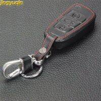 wenminr Jingyuqin 3 Buttons Car Key Leather Key Cover Case for Audi Sline A3 A5 Q3 Q5 A6 C5 C6 A4 B6 B7 B8 TT 80 S6 Remote Folding Key