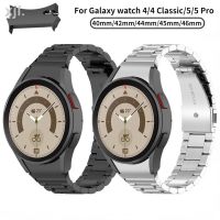 ดั้งเดิม2023☄ได้☌สายนาฬิกาโลหะสำหรับนาฬิกา Samsung Galaxy Watch 4 Classic 42Mm 46Mm สร้อยข้อมือการทดแทนเหล็กสแตนเลสสำหรับนาฬิกา4/5/5 Pro 40Mm 44Mm 45Mm