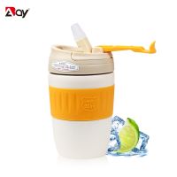 【CW】Thermal Bottle with Straw Stainless Steel Cups for Cold Beer Thermo Coffee Cup To Carry Vacuum Flask Leakproof Tumbler Drinkware