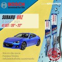 [BOSCH CLEAR Advantage] ใบปัดน้ำฝน BOSCH ก้านอ่อน คู่หน้า 20+22 Hook สำหรับ SUBARU BRZ (Z10) year 2012-2021 ซูบารุ บีอาร์แซ่ด ปี 12,13,14,15,16,17,18,19,20,21,55,56,57,58,59,60,61,62,63,64