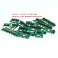 4/5/6/8/10/12/14/15/16/18/20/22/24/26/30Pin 34/36 Pin 0.5mm  FFC FPC Flat cable Socket converter breakout board 2.54mm Male Pin Wires  Leads Adapters