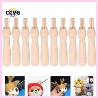 CCVG 10ชิ้นด้ามเครื่องเจาะสำหรับงานเย็บปักถักร้อย Felting รู้สึกว่าเครื่องมือ Hooking เครื่องมือ Felting ไม้จับเย็บปักถักร้อยทำได้ด้วยตัวเองเครื่องเจาะสำหรับงานเย็บปักถักร้อยรู้สึกว่า