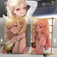 ปลอกหมอนแอนนิเมะการแต่งตัวของฉันหมอนที่รักมาริน Kitagawa Dakimakura เบาะโอตาคุตกแต่งผ้าคลุมเตียง40X60ซม.