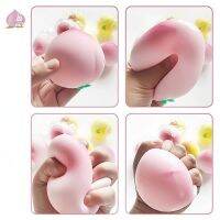 Creative Big Peach Pinch Music New Strange Childrens Gift Decompression Squeeze Toys Cute Kawaii Squishy Simulated Fruit Toys