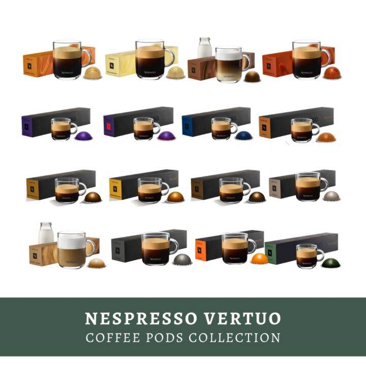 Nespresso Vertuo Pods Wide Range of Flavours (10 pods per sleeve