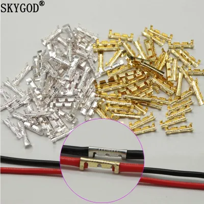 50/100/200pcs 453 U-shaped Terminal Tab Cold Inserts Connectors Cold Terminal Small Teeth Fascia Terminal 0.3-1.5mm2