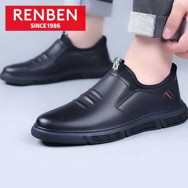 RENBEN Formal Shoes and slip-on shoes,Microsuede Minimalist heritage ...