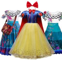 ZZOOI 2022 Encanto Children Girl Dress for Girls Prom Princess Dress Kids Baby Gifts Intant Party Clothes Fancy Teenager Clothing