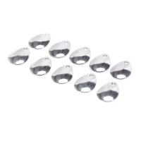 Spinner Plaice Rings Fishing [hot]10pcs/lot DIY Blades bait accessories fishing Spoons Tackle lure Craft Nickel Smooth tool