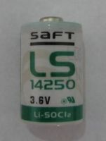 (2023) X SAFT French LS14250 1/2AA ลิเธียมแบตเตอรี่3.6V บัดกรีด้วย Pin PLC Delta การเขียนโปรแกรม