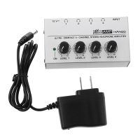 4X HA400 4 Channel Ultra-Compact Headphone Audio Stereo Amp Microamp Amplifier