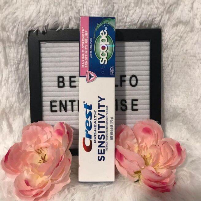 Crest ProHealth Sensitivity Toothpaste for Sensitive Teeth and Cavity