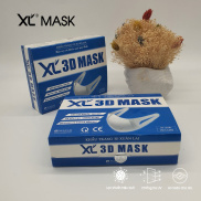 Khẩu trang XL 3D MASK quai vải co giãn không đau tai - Xuân Lai