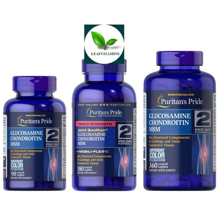Puritan's Pride Triple Strength Glucosamine Chondroitin MSM Joint
