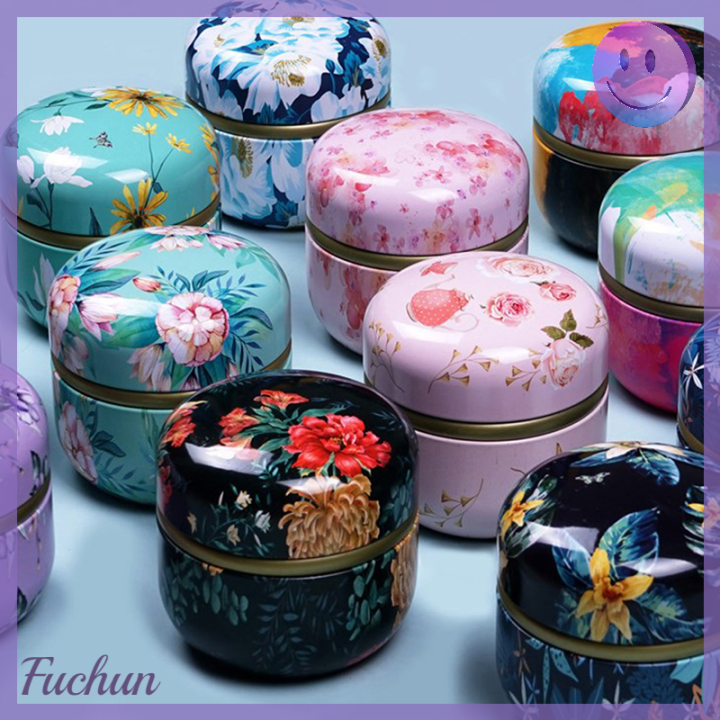 fuchun-กระปุกที่เก็บเครื่องครัวโลหะกระป๋องชา-สำหรับบ้านกระป๋องใบชากันความชื้น