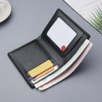 Wallet Thin Card Holder Mens Wallet Small Money Purses Wallets Short Vertical Ultra-thin Wallet Bank Card Package Purse Wallet