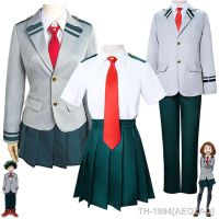 AEOZAD My Hero Academia uniforme escolar Cosplay Fantasia Midoriya Izuku Todoroki Shouta Bakugo Katsuki Ochaco Uraraka Festa de Halloween