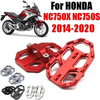 ที่พักเท้าสำหรับฮอนด้า NC750X NC750S NC750 X S NC 750 X S 750X อุปกรณ์เสริมรถจักรยานยนต์ที่วางเท้าที่รองเท้าที่วางเท้าแบบกว้าง