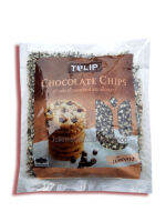 ทิวลิป ทูโทน ช็อกโกแลตชิพส์ ชนิดเม็ดกลาง  Tulip Two Tone Chocolate Chips Medium Size 500 ก.