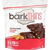 Bark Thins ดาร์กช๊อคโกแลต almond with seasalt BBF 31/01/24