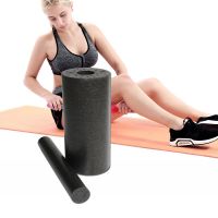 Yoga Brick Block Gym Equipment Epp Foam Roll High Fitness Massage Roller Exercise Balance Black Sports 2pcs/set 33x 14cm