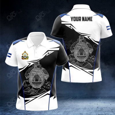 2023 NEW Style Summer Customize Honduras Pround Coat Of Arms Special Pattern Unisex Adult Polo Shirtsize：XS-6XLNew product high-quality